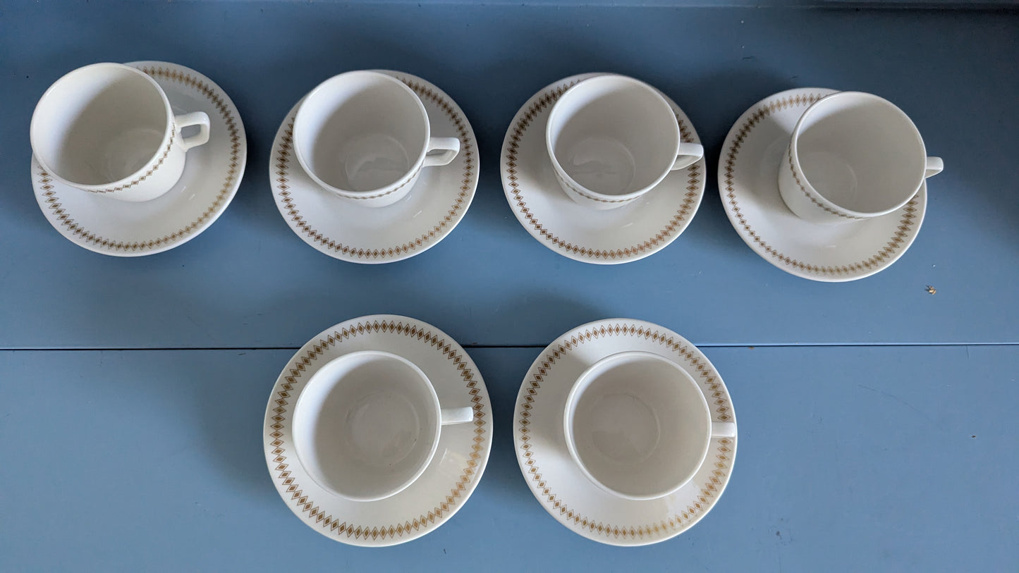 Arabia Lido Kahviastiasto Kuudelle Hengelle (12-osaa, 1968-1973)