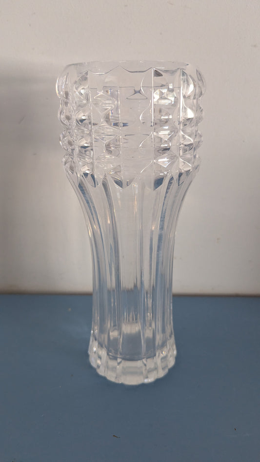 Riihimäen Lasi Kristiina Kristallimaljakko / Maljakko (1970-1976, Aimo Okkolin)