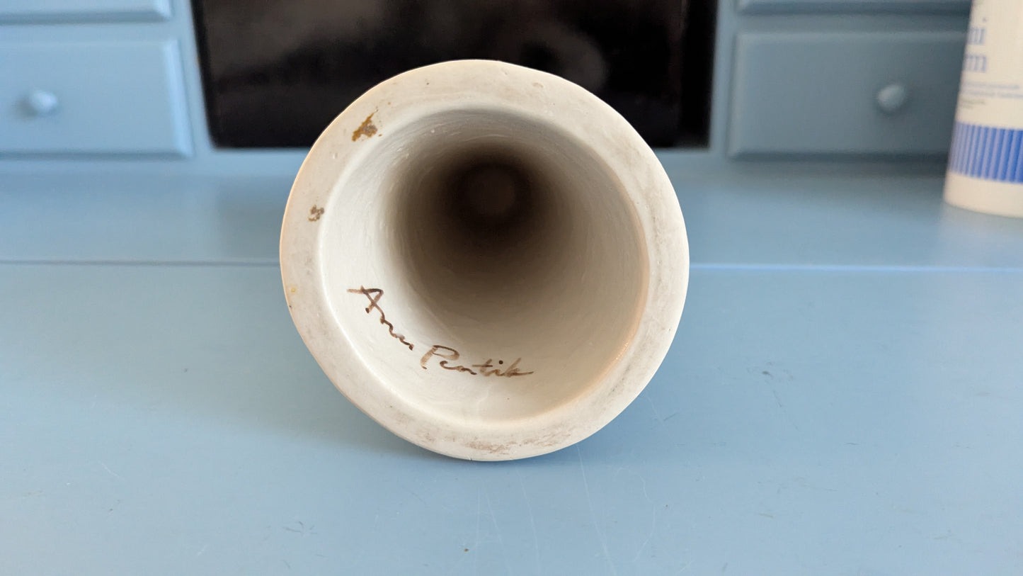 Pentik Kynttilänjalka / Enkeli Figuuri (Signeerattu, Anu Pentik)