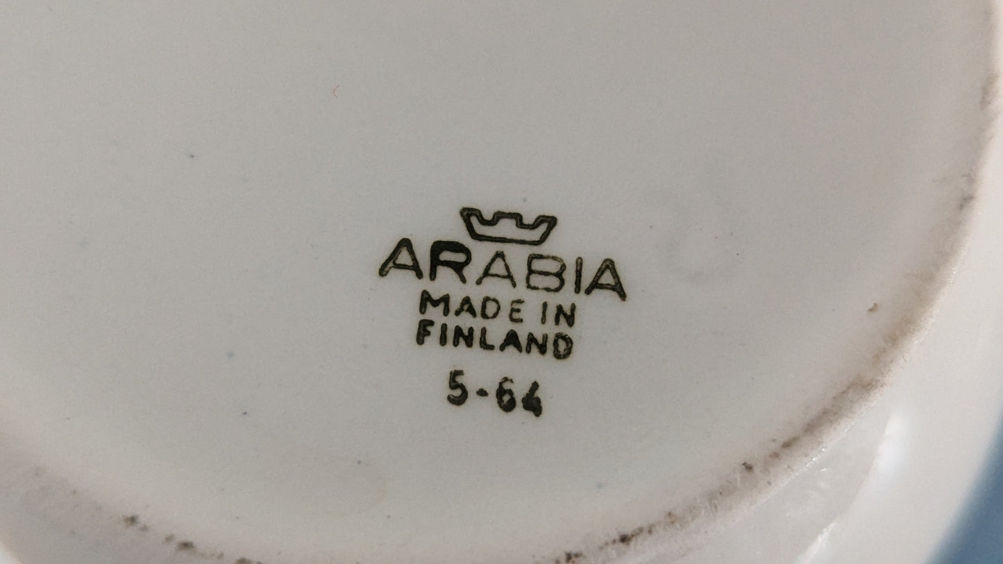 Arabia Minerva Sokerikko ja Kermakko (1953-1964, Olga Osol)