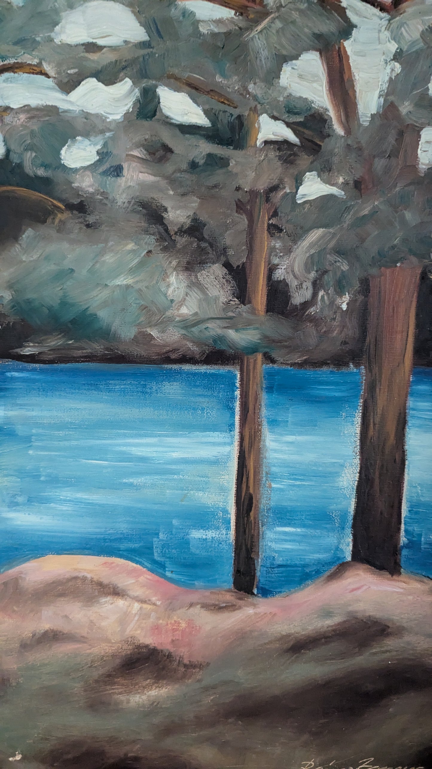 Raimo Kanerva - Signeerattu Öljyvärimaalaus (1973)