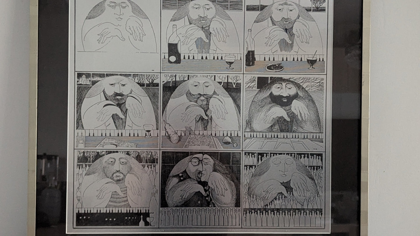 Pertti Kolehmainen - Ruubenin Soiton Kaari (Signeerattu Grafiikka 1984)