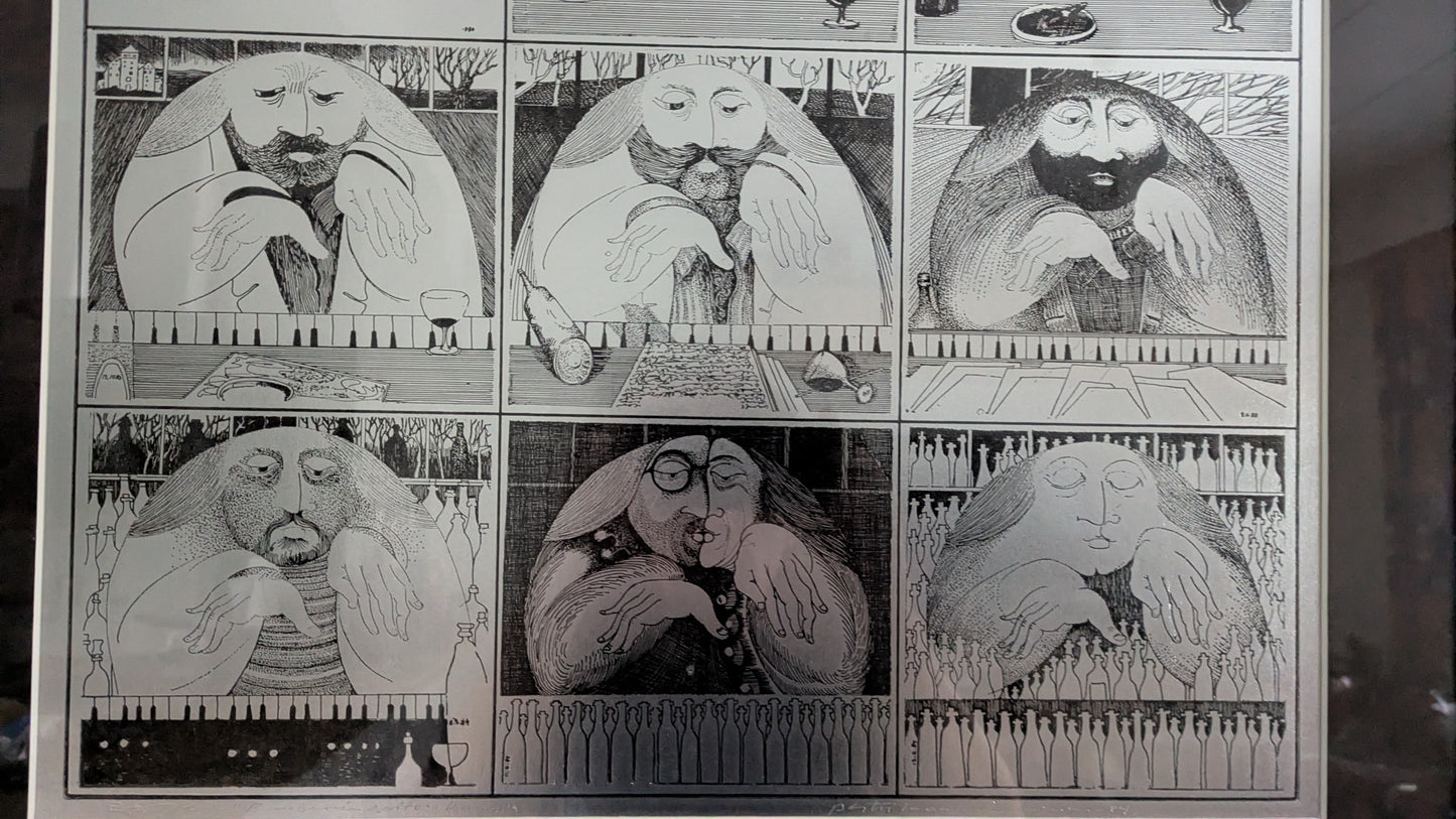 Pertti Kolehmainen - Ruubenin Soiton Kaari (Signeerattu Grafiikka 1984)