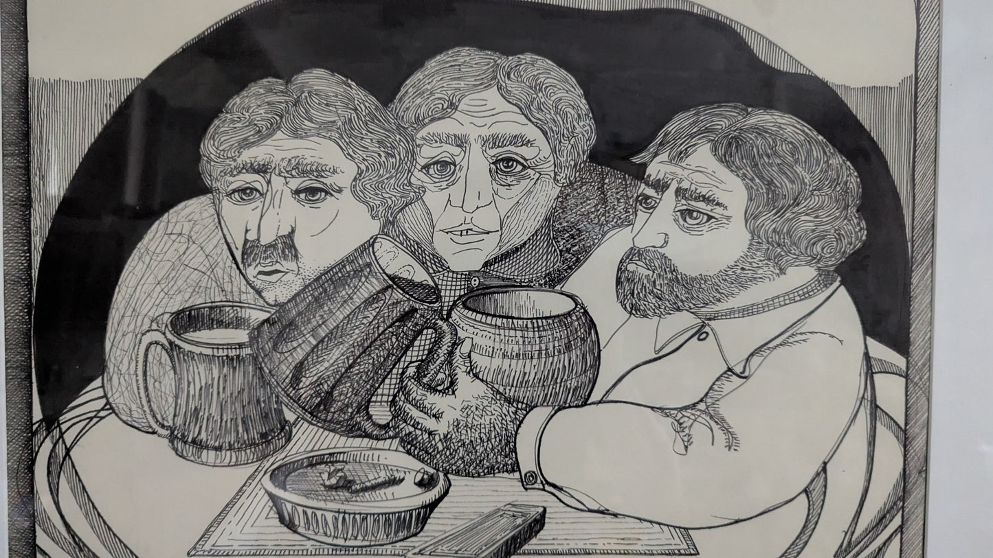 Pertti Kolehmainen - Nimikko Kolpakot (Signeerattu Tussityö 1978)