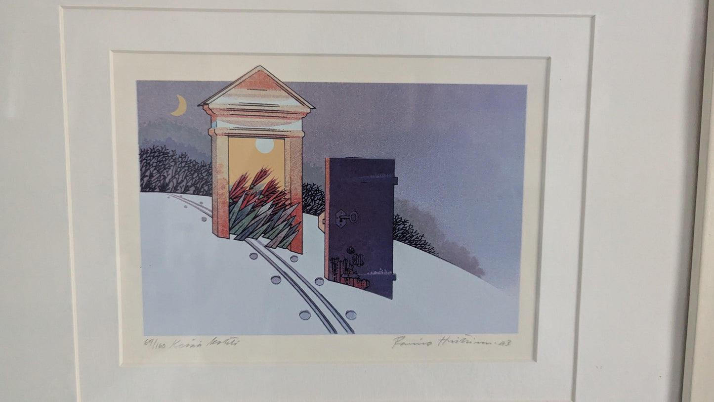 Raimo Huittinen - Kesää Kohti (Signeerattu Grafiikka 1993)