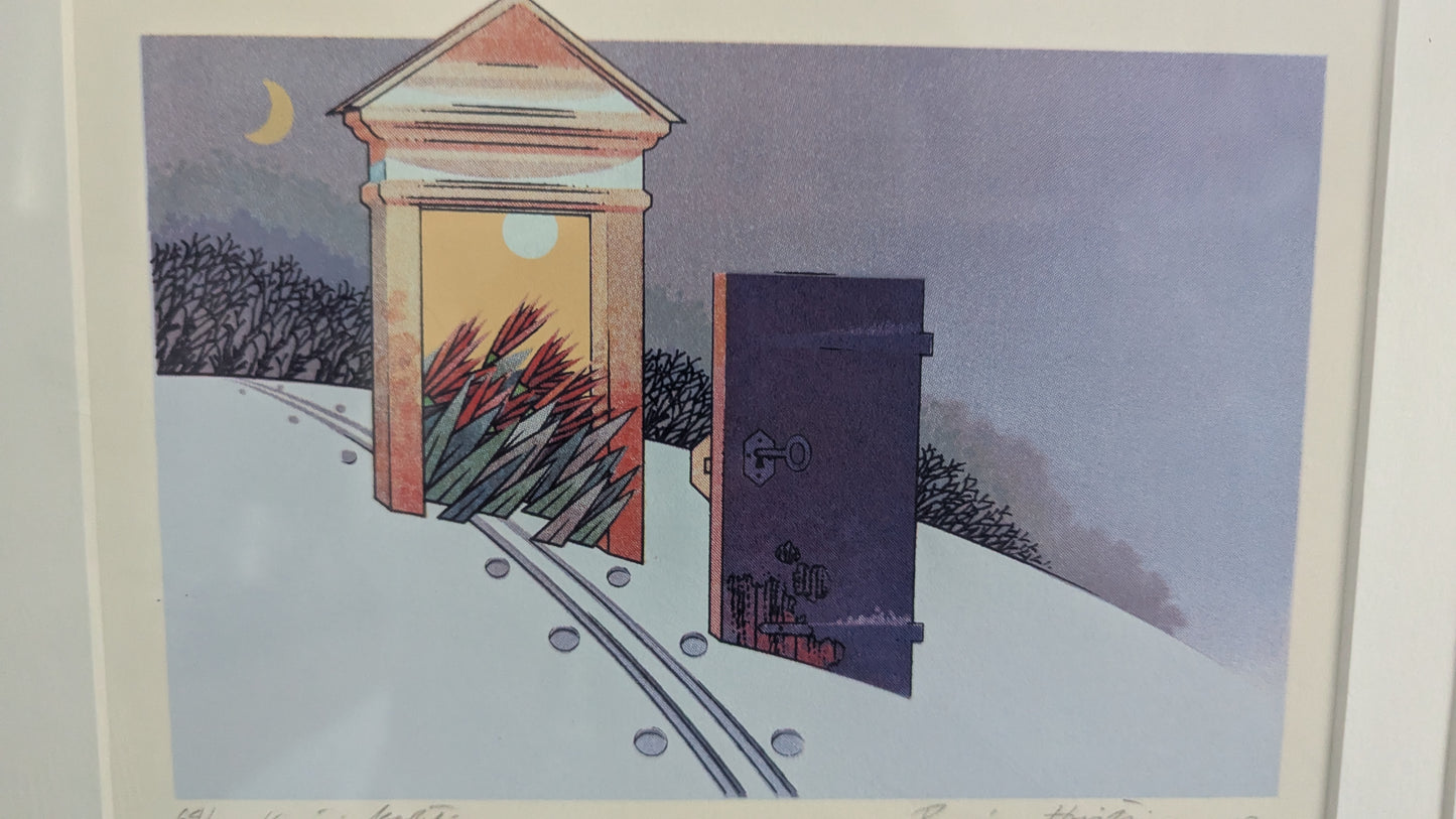 Raimo Huittinen - Kesää Kohti (Signeerattu Grafiikka 1993)