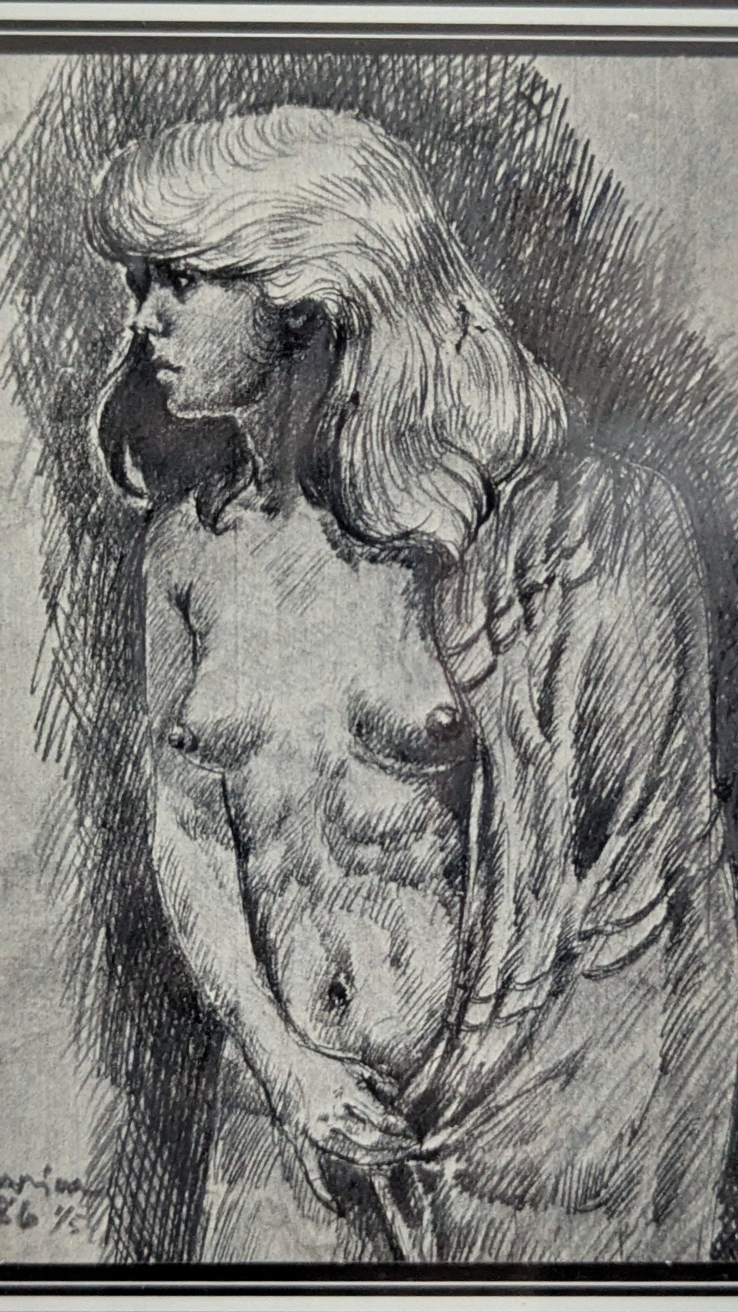 Jukka Saarinen - Signeerattu Sekatekniikka (Tussi / Lyijy, 1986)