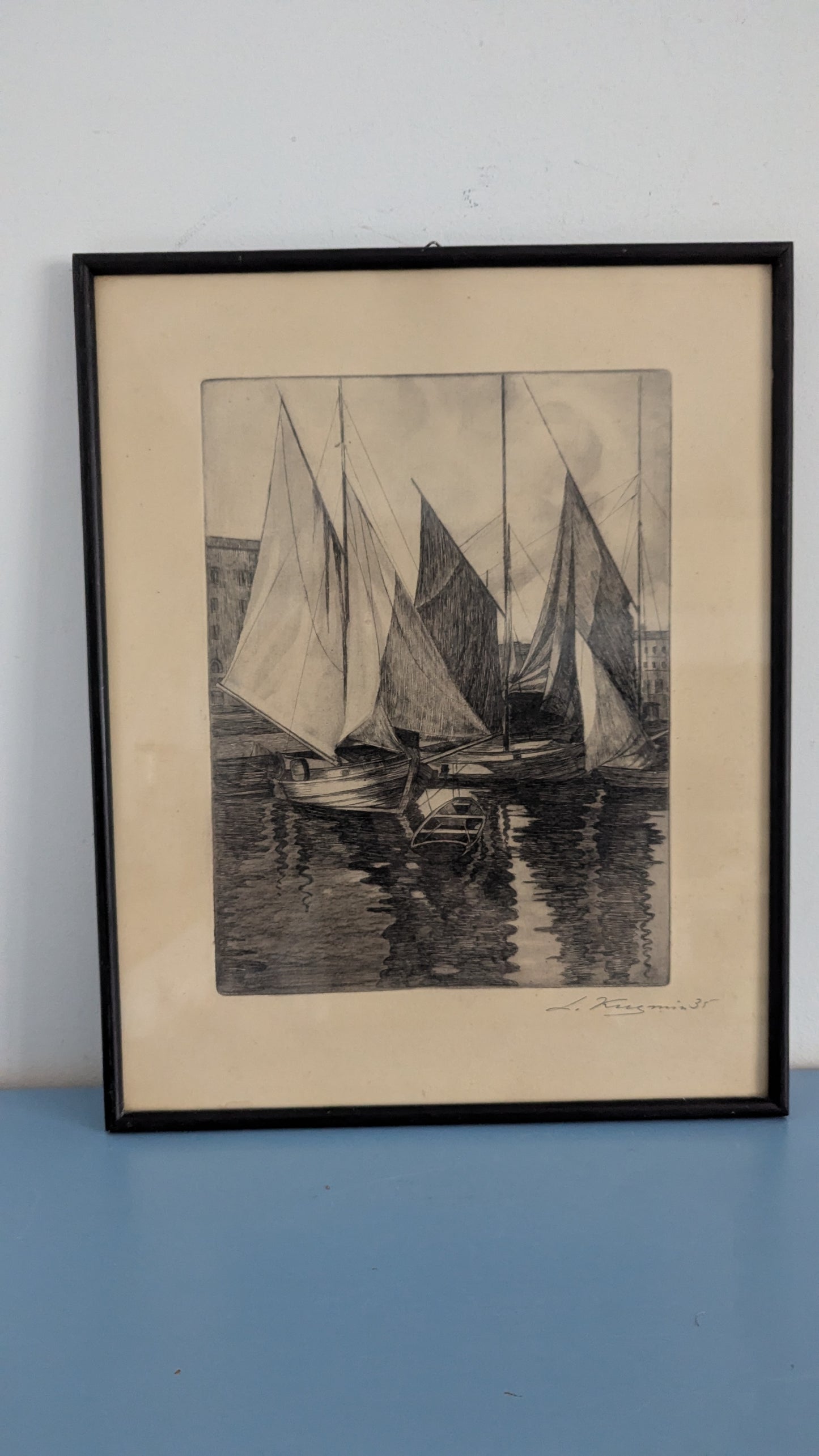 Leonid Kusmin - Signeerattu Etsaus (1935)