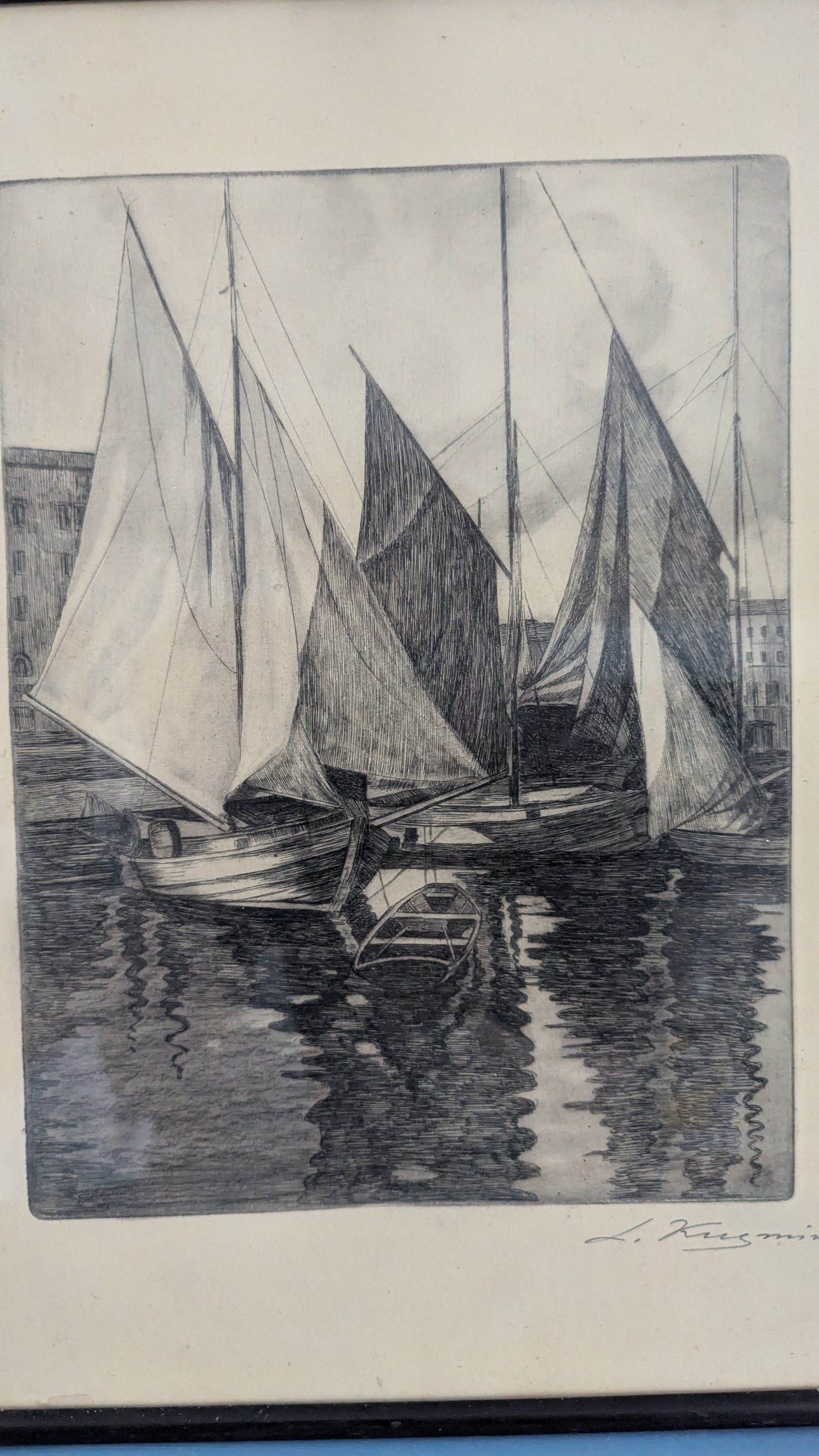 Leonid Kusmin - Signeerattu Etsaus (1935)