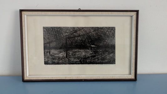 Signeerattu Etsaus (Numeroitu 3/5, Paavo Lavander?)