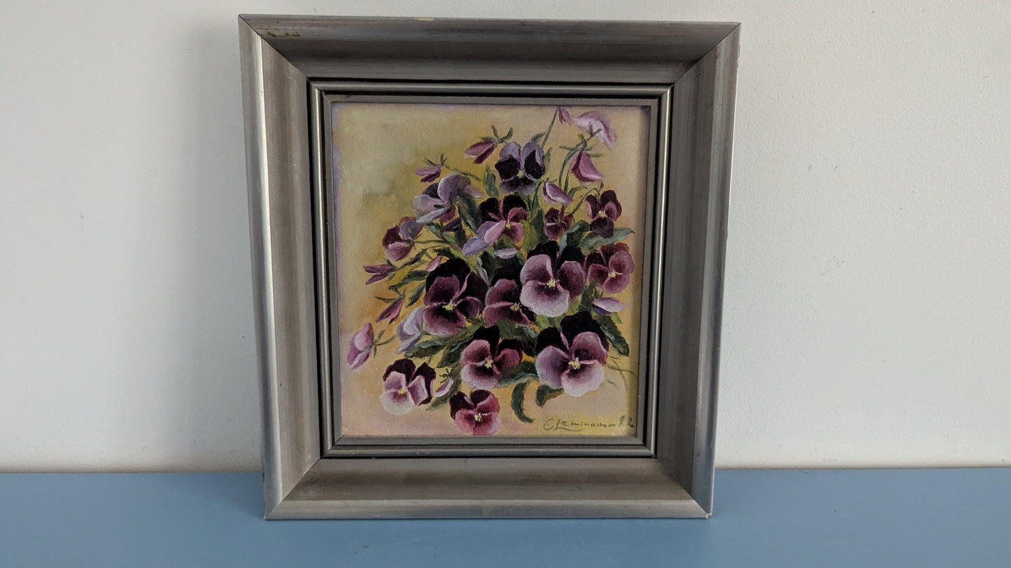 Eila Leminaho - Signeerattu Öljyvärimaalaus (1982)