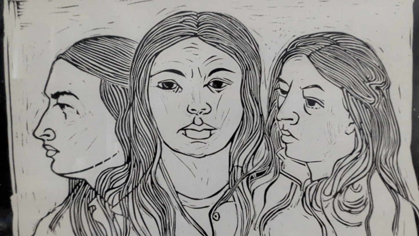 Pertti Kolehmainen - Siskot (Signeerattu Grafiikka 1979)