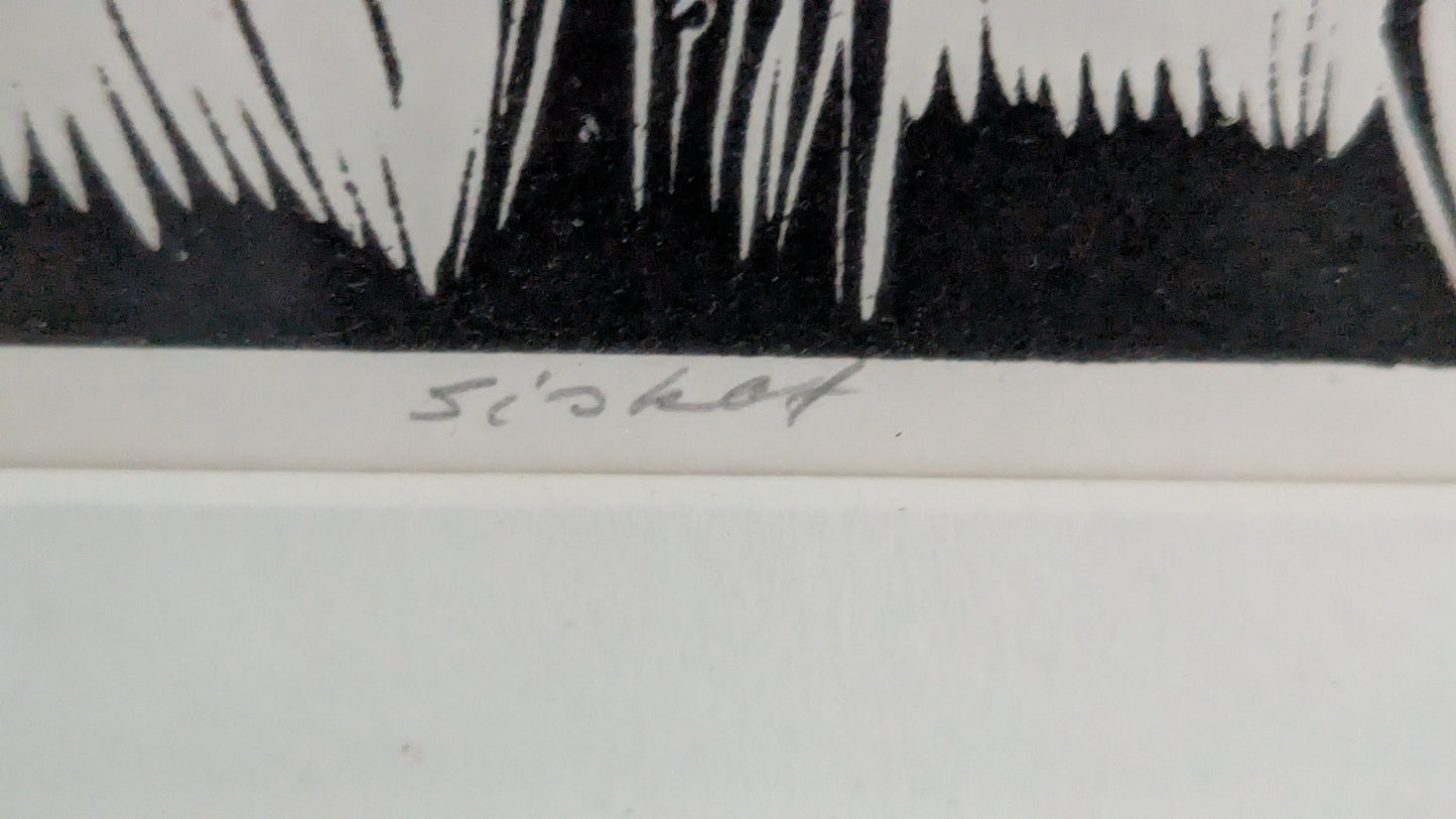 Pertti Kolehmainen - Siskot (Signeerattu Grafiikka 1979)