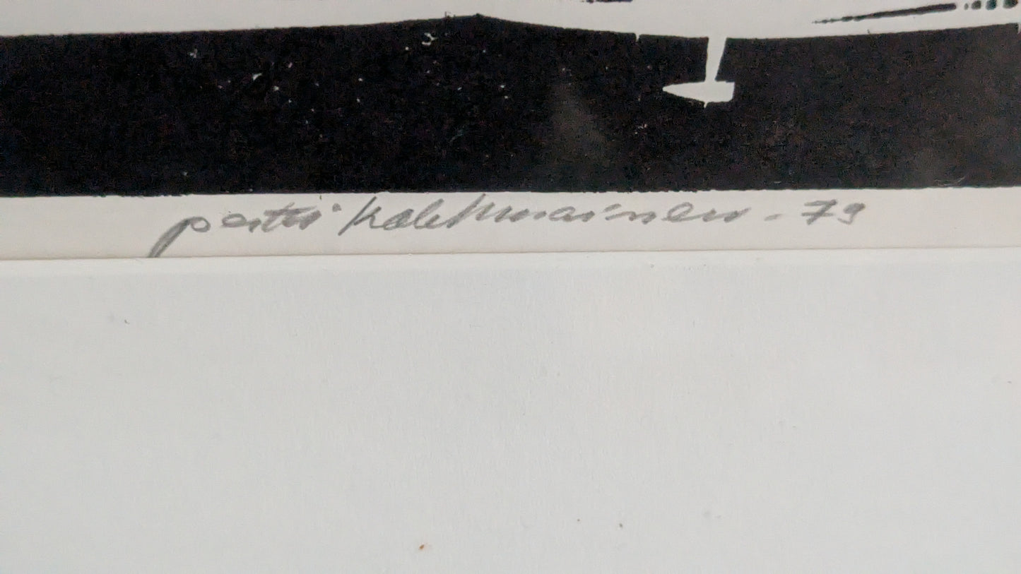 Pertti Kolehmainen - Siskot (Signeerattu Grafiikka 1979)