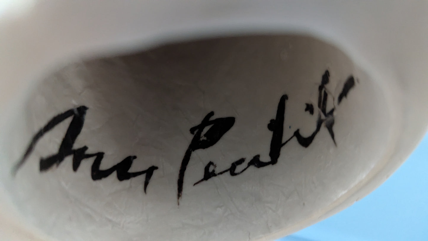 Pentik Kynttilänjalka / Enkeli Figuuri (Signeerattu, Anu Pentik)