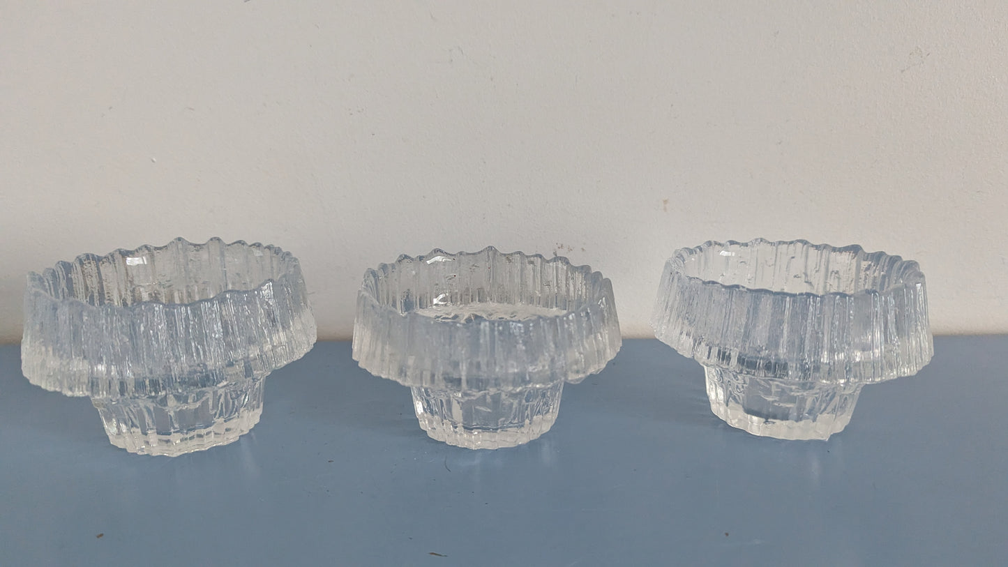 Iittala Stellaria Tuikkukippo (3kpl, 1970-1985, Tapio Wirkkala)