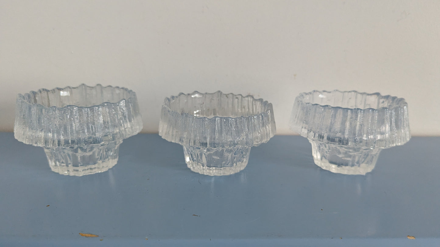 Iittala Stellaria Tuikkukippo (3kpl, 1970-1985, Tapio Wirkkala)