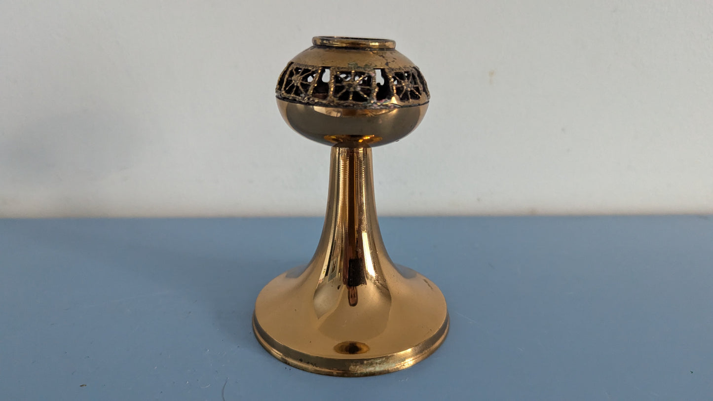 Turun Hopea - Pitsi Kynttilänjalka (Signeerattu, Pentti Sarpaneva)