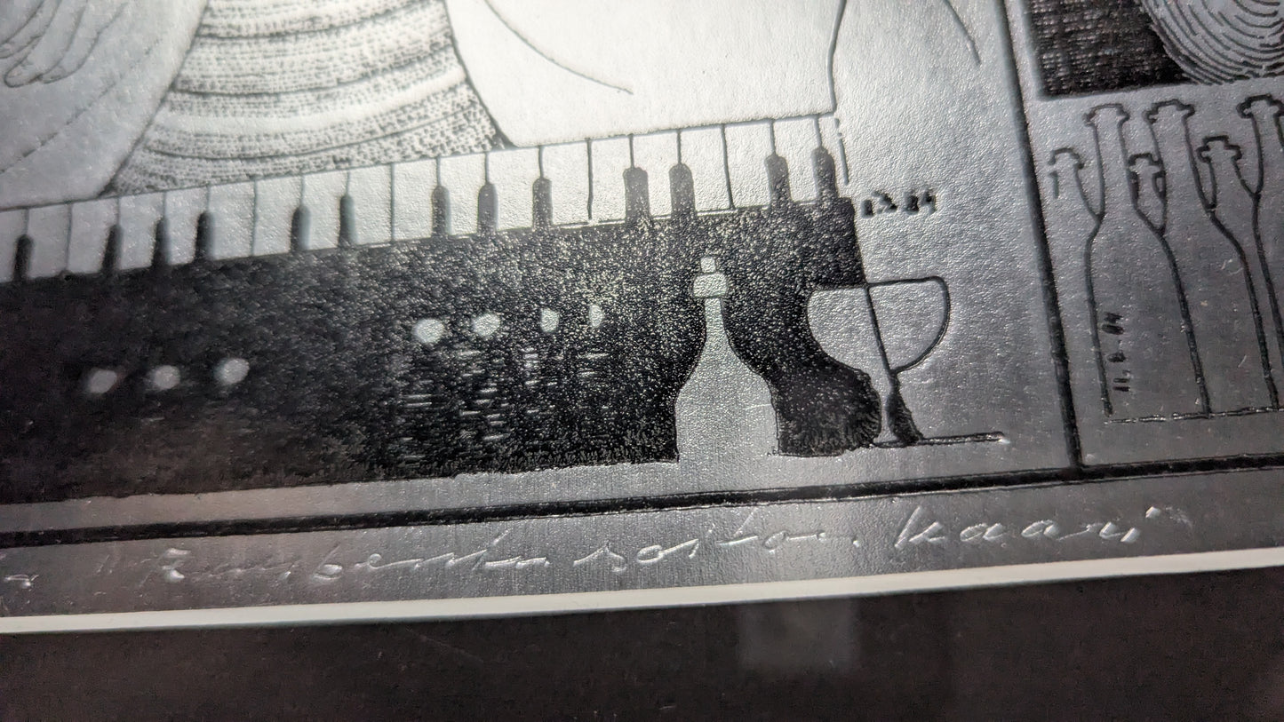 Pertti Kolehmainen - Ruubenin Soiton Kaari (Signeerattu Grafiikka 1984)