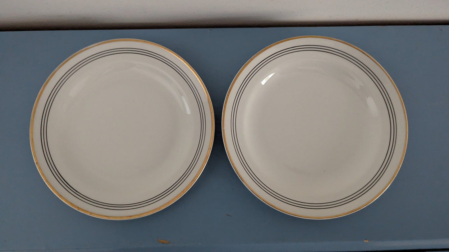 Arabia Minerva Leipälautanen / Leivoslautanen (2kpl, 1953-1964, Olga Osol)