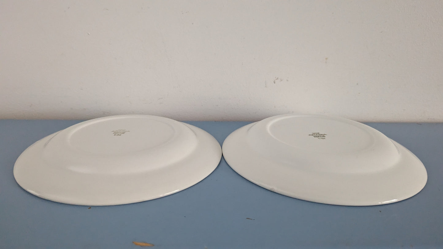 Arabia Minerva Leipälautanen / Leivoslautanen (2kpl, 1953-1964, Olga Osol)