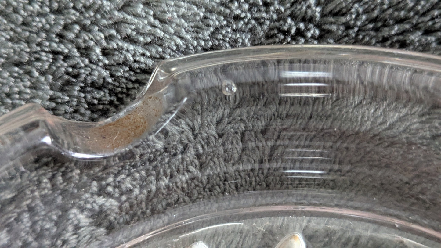 Nuutajärvi - Hevosen Kuvalla Koristeltu Tuhka-astia / Tuhkakuppi