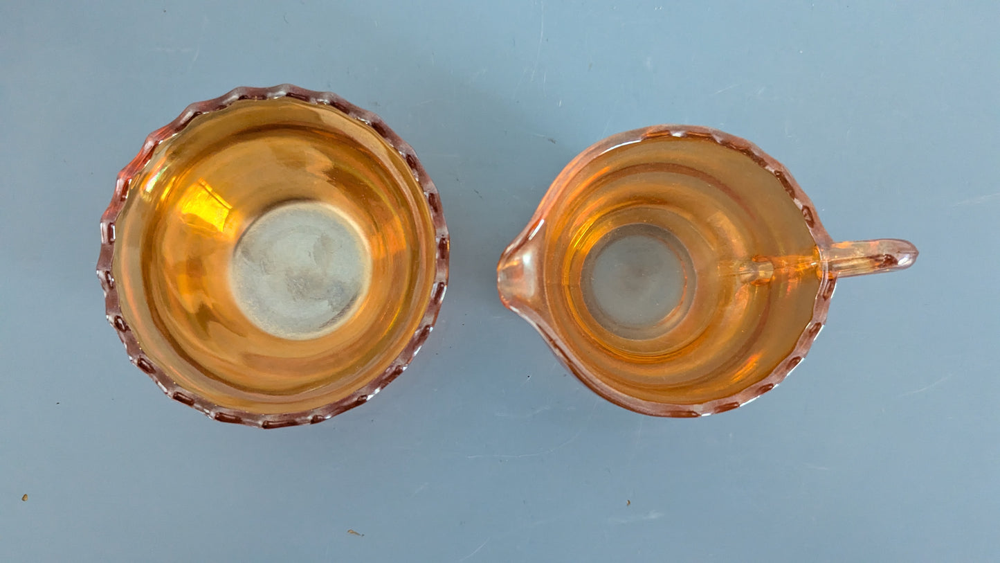 Riihimäen Lasi - 7678 ja 7679 Lysterilasi Sokerikko ja Kermakko (1941-1949)