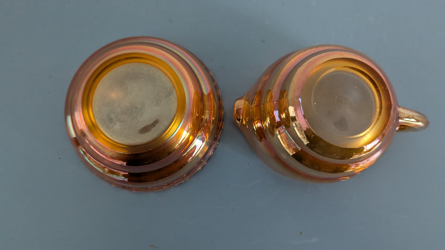 Riihimäen Lasi - 7678 ja 7679 Lysterilasi Sokerikko ja Kermakko (1941-1949)