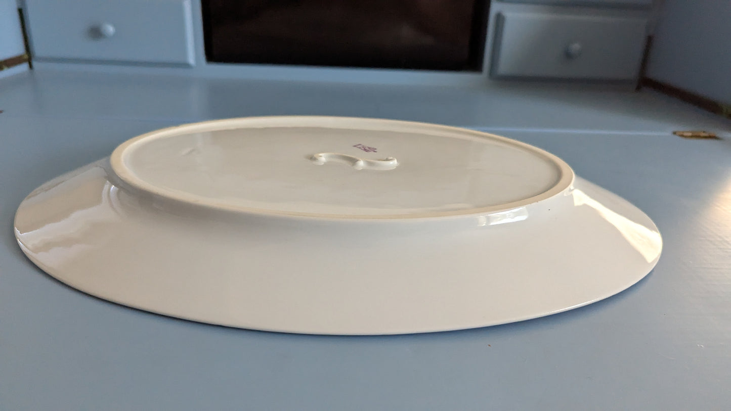 Arabia 7329 Soikea Tarjoiluvati (ISO, 1930-1932, AAA-leima)