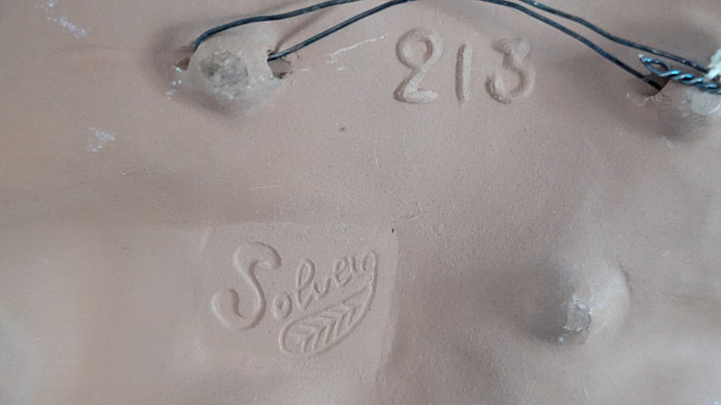 Jie Gantofta - 213 / Hirvi Seinälaatta (Solveig Nyqvist)