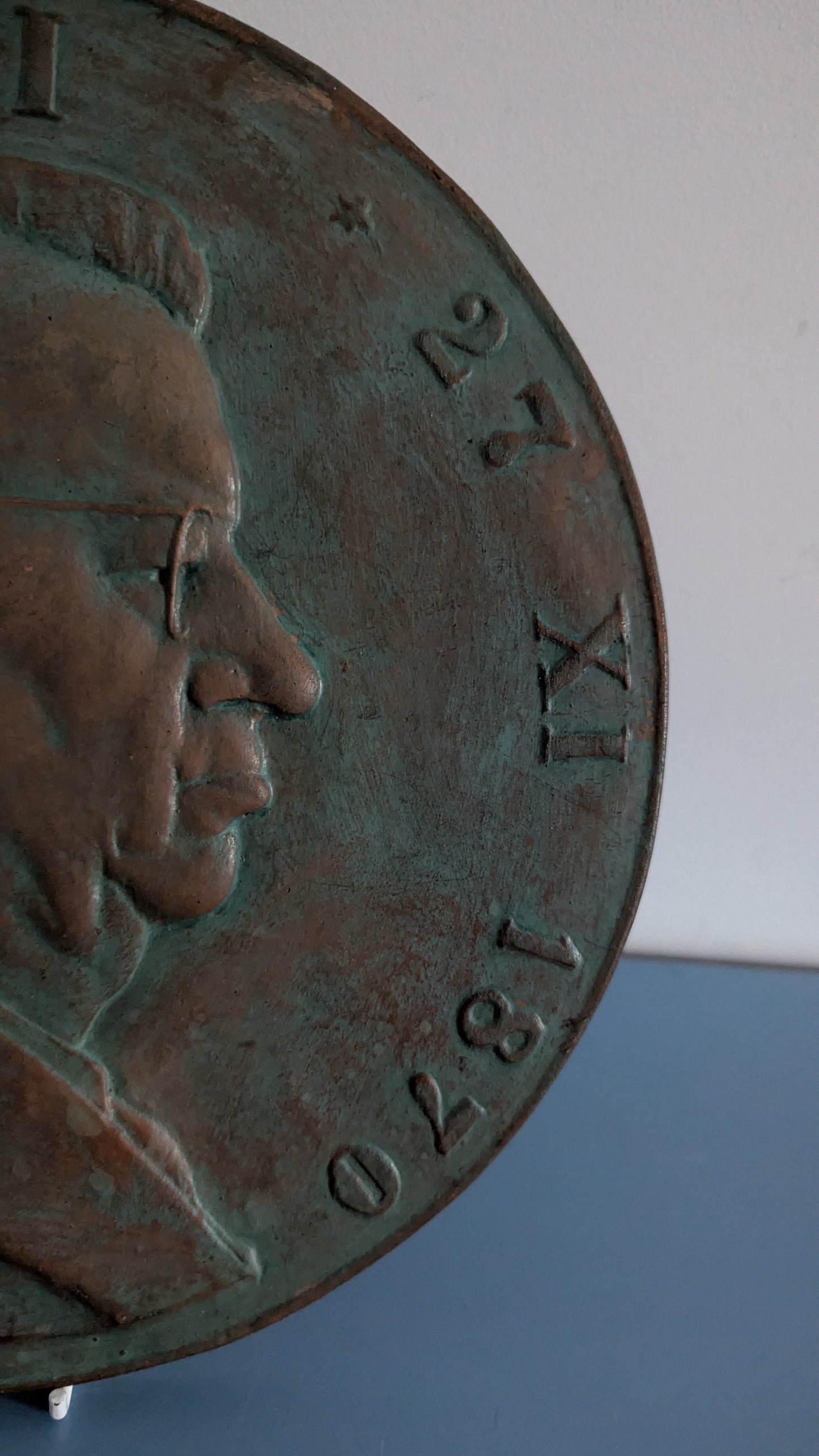 Aarre Aaltonen - J. K. Paasikivi Kipisitaulu / Reliefi (1950, Signeerattu)