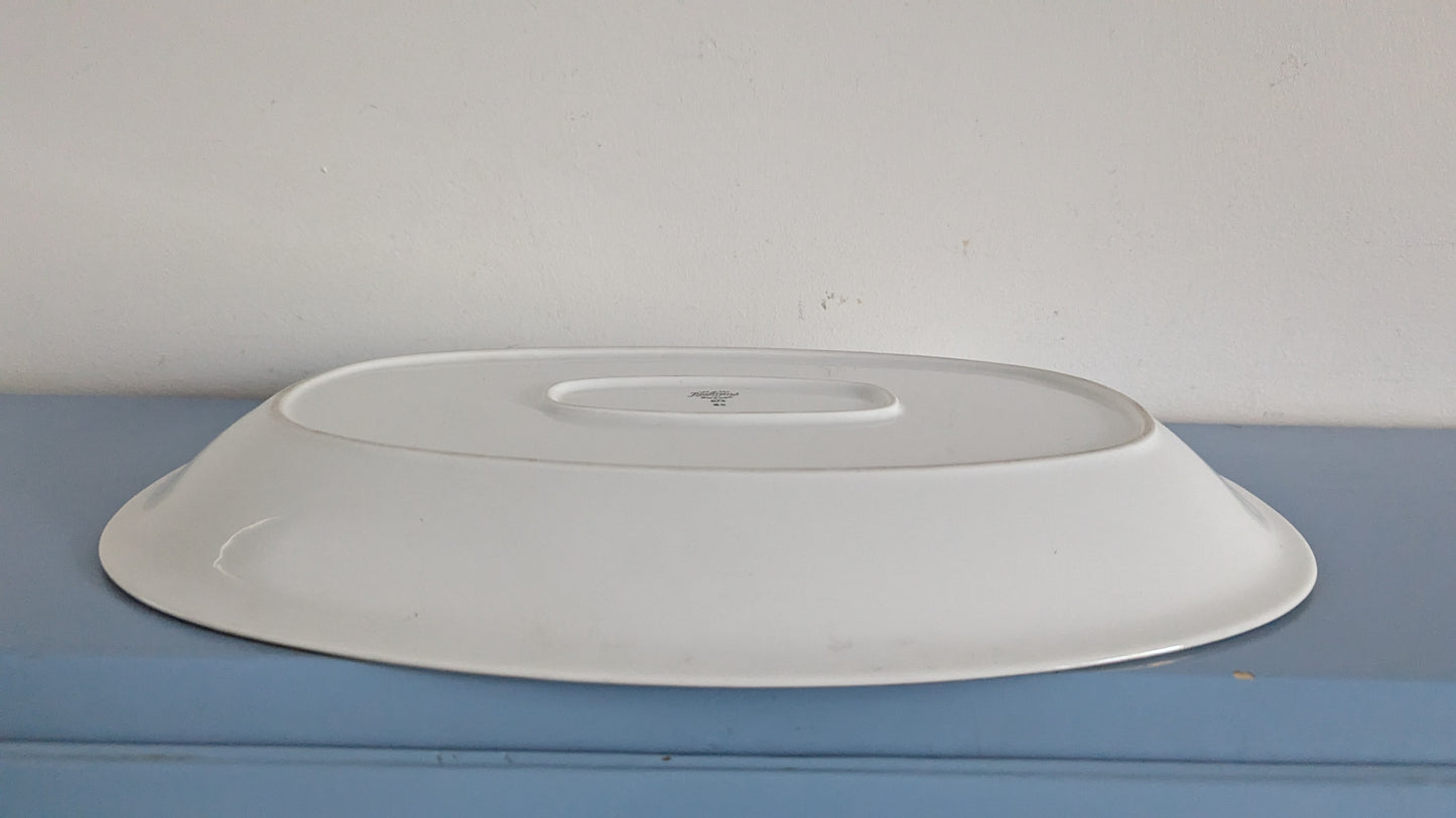 Rörstrand - Soikea Tarjoiluvati / Vati (Halkaisija: 36cm x 24cm)