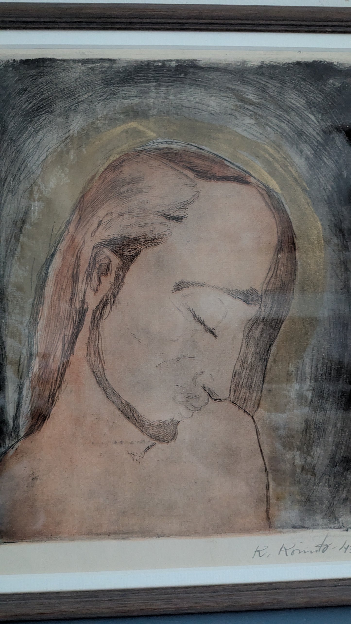 Kullervo Koivisto - Signeerattu Etsaus (1943)