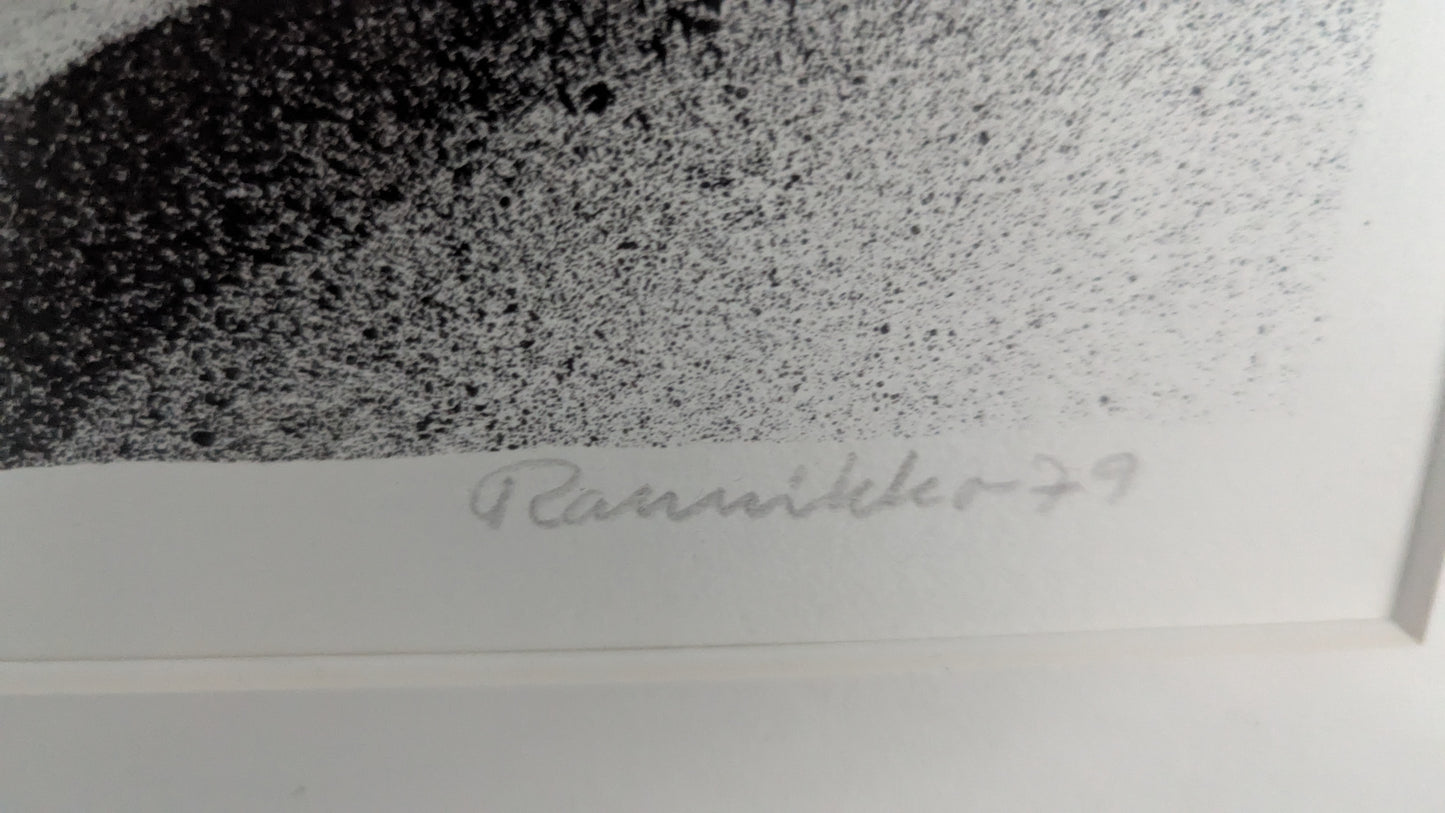 Leo Rannikko - Svenska Teatern (Signeerattu Grafiikka 1979)