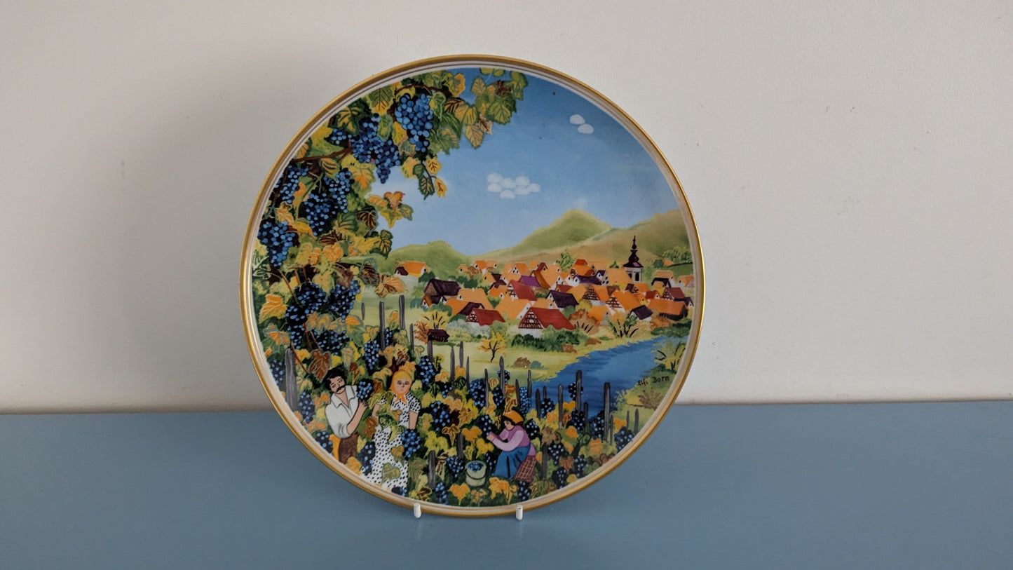 Gloria - Viinirypälesato Seinälautanen (Elfi Dorn)