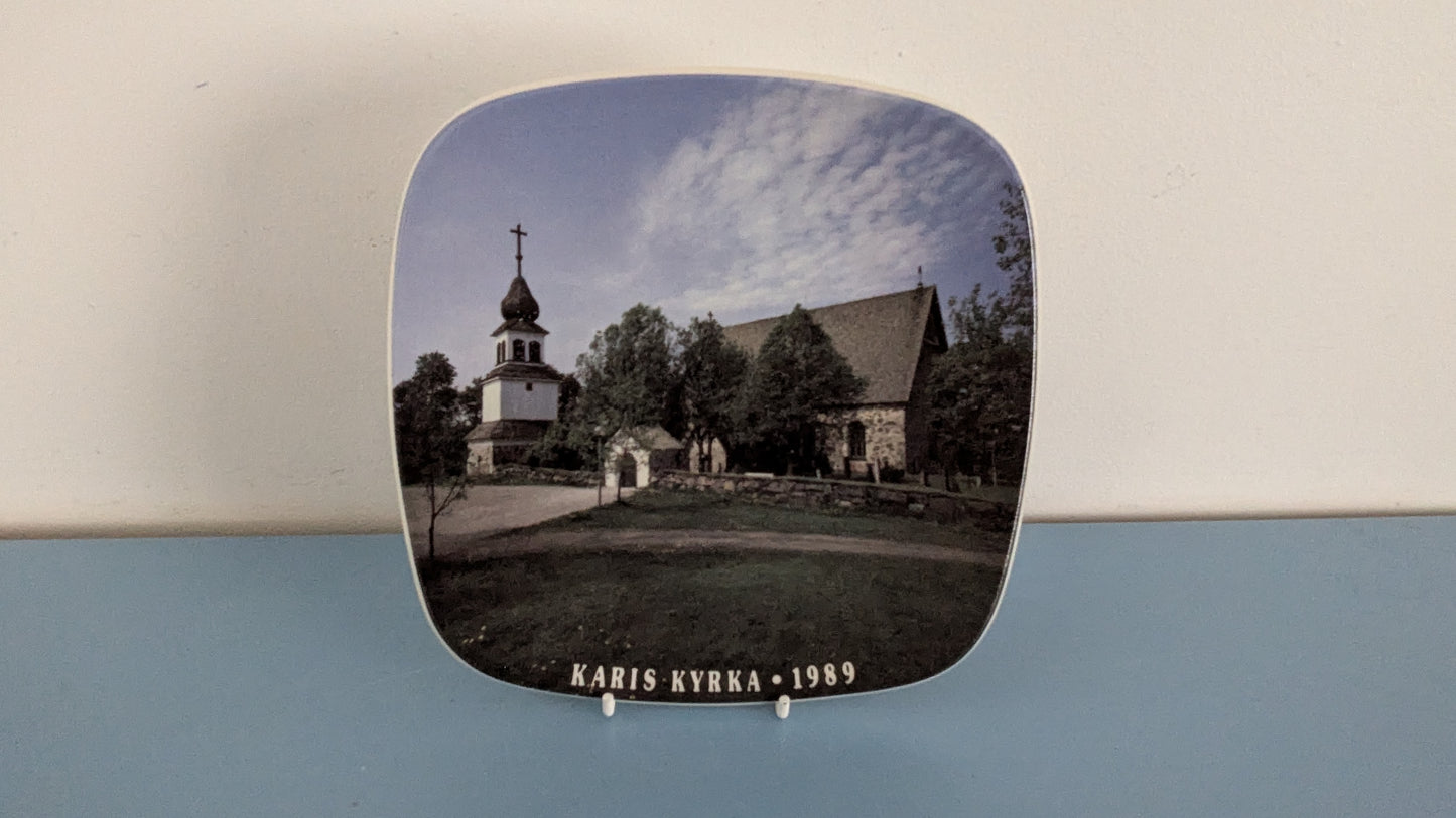 Arabia Karis Kyrka / Karjaan Kirkko (1989. Alkuperäisessä Pakkauksessa)