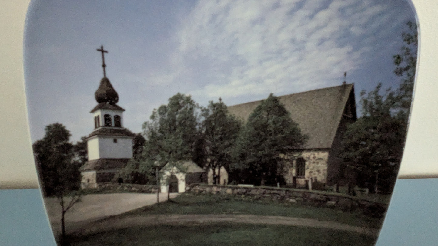 Arabia Karis Kyrka / Karjaan Kirkko (1989. Alkuperäisessä Pakkauksessa)