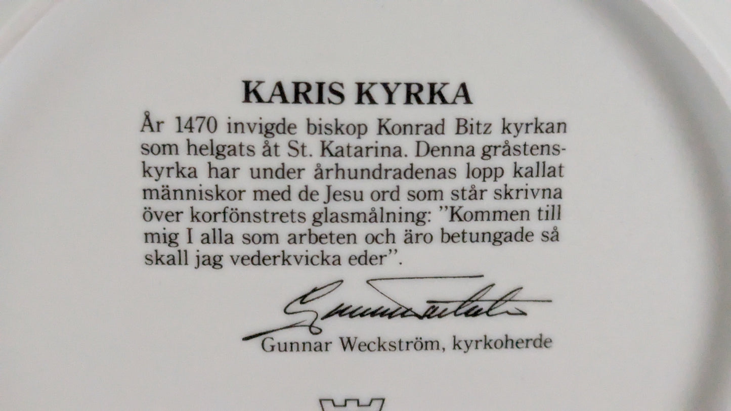 Arabia Karis Kyrka / Karjaan Kirkko (1989. Alkuperäisessä Pakkauksessa)