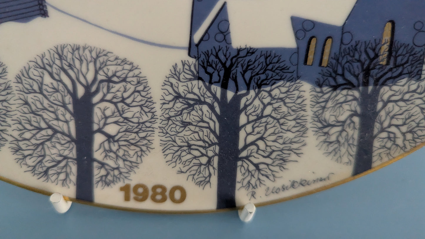 Arabia Joululautanen 1980 (Raija Uosikkinen)