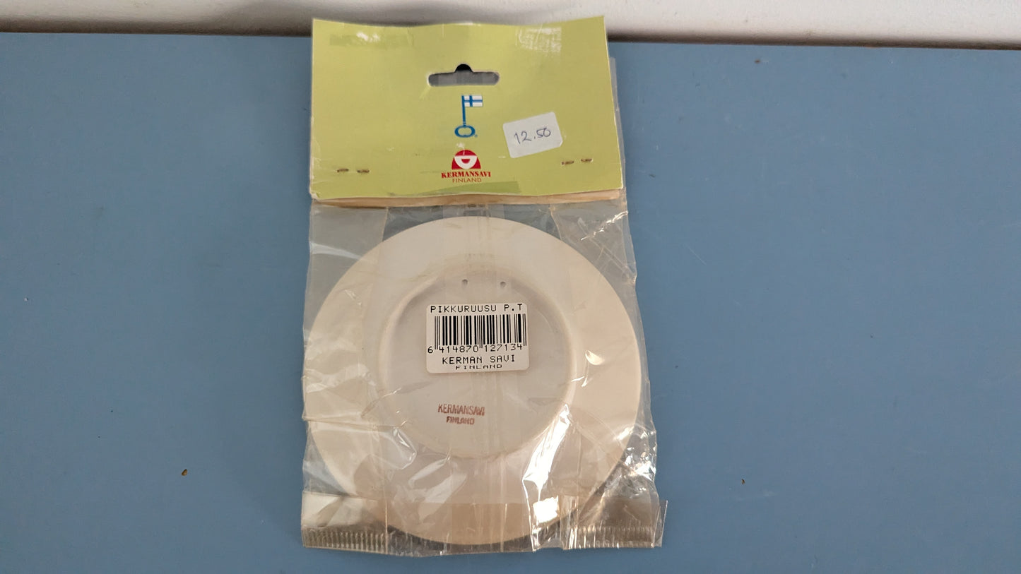 Kermansavi Mummon Kukkapenkki - Pikkuruusu Seinälautanen (Avaamaton Paketti)