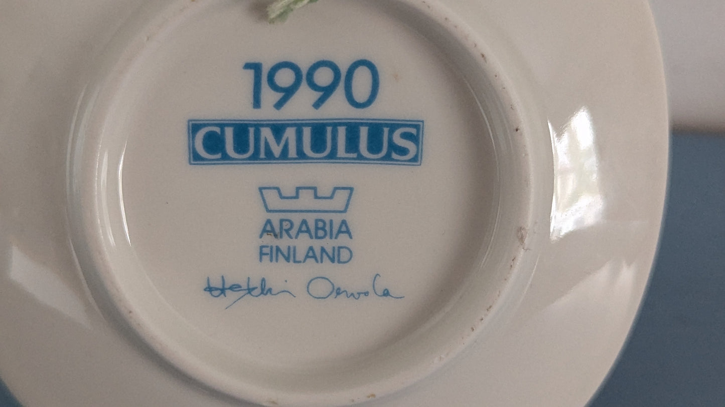 Arabia Cumulus Seinälautanen 1990 (Heikki Orvola)