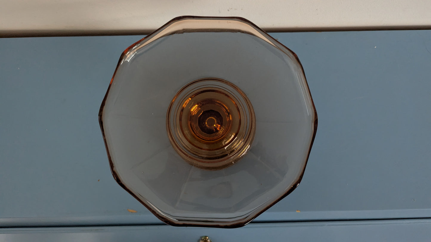 Riihimäen Lasi - Lukki Jalallinen Tarjoilulautanen (1935–1949)