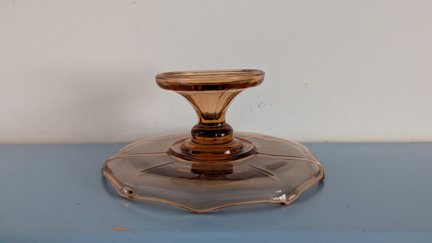 Riihimäen Lasi - Lukki Jalallinen Tarjoilulautanen (1935–1949)