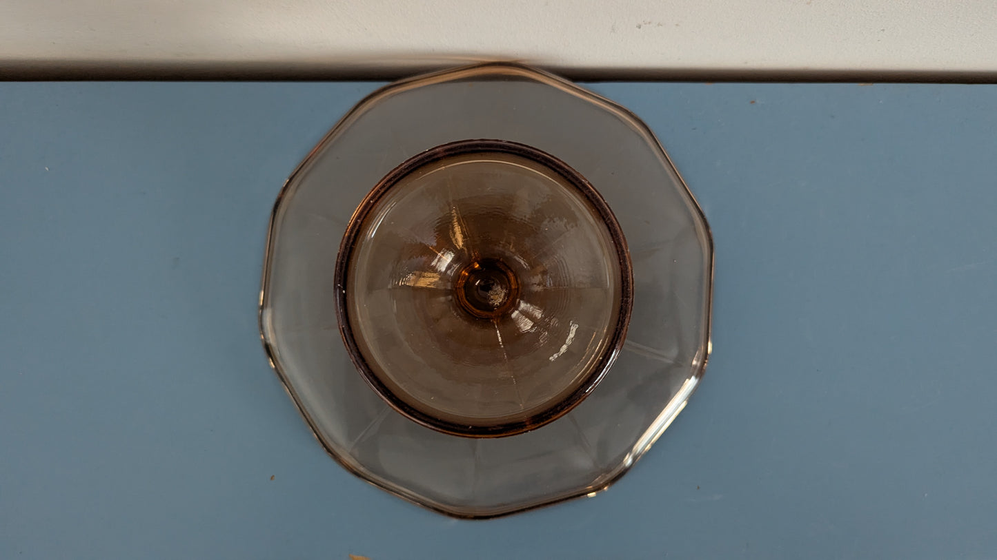 Riihimäen Lasi - Lukki Jalallinen Tarjoilulautanen (1935–1949)