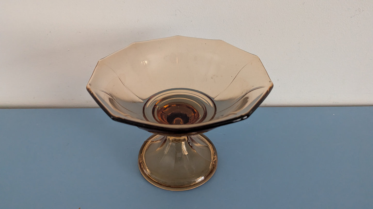 Riihimäen Lasi - Lukki Jalallinen Tarjoilumalja (1930–1949)