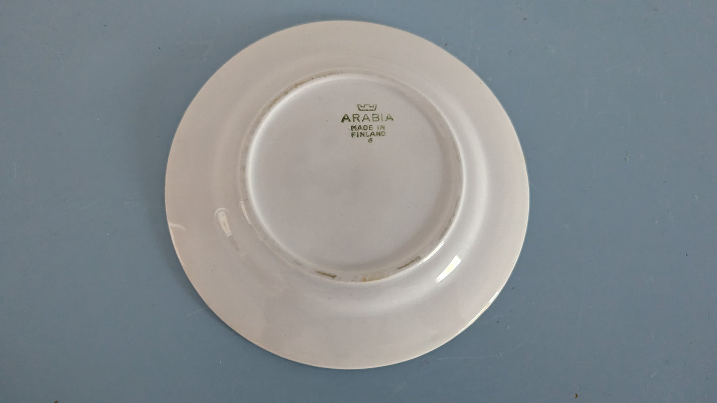 Arabia Blue Rose Leivoslautanen / Leipälautanen (1949-1971, Svea Granlund)