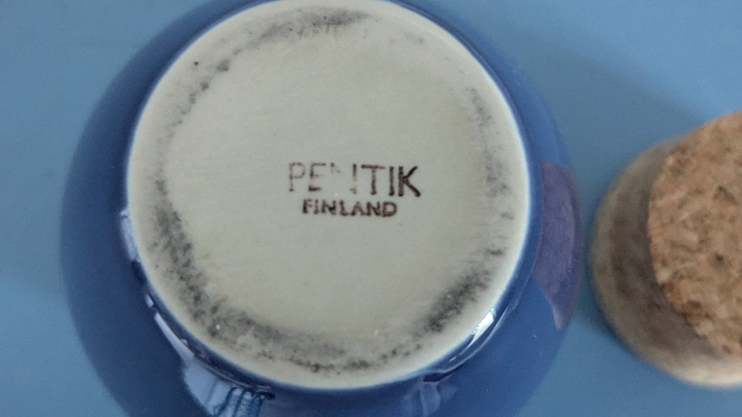 Pentik Sininen Maustepurkki / Kannellinen Purkki