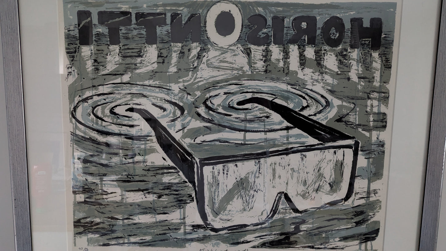 Teemu Saukkonen - Teiskolaiset Airot (Signeerattu Grafiikka 1989)