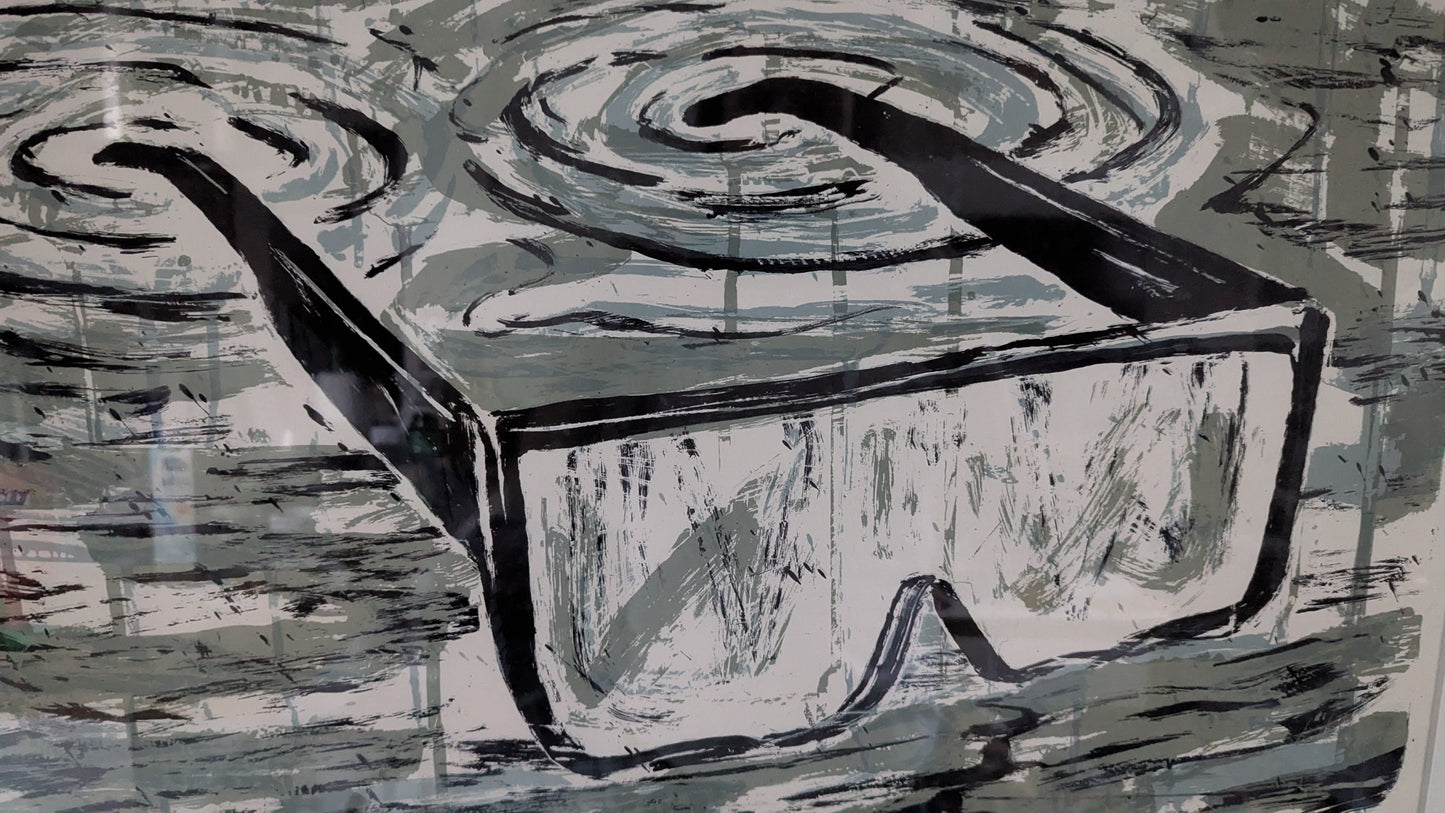 Teemu Saukkonen - Teiskolaiset Airot (Signeerattu Grafiikka 1989)