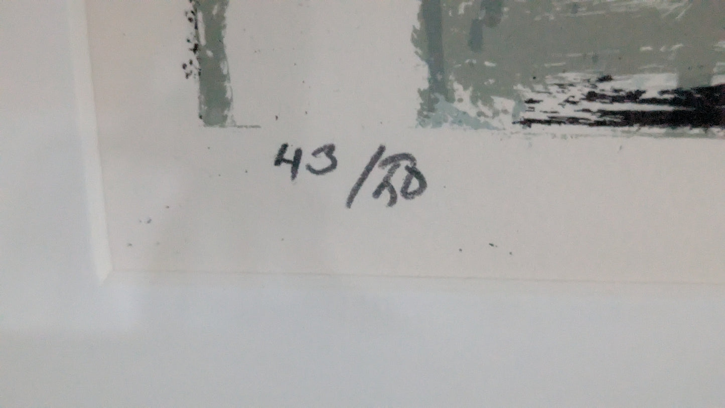 Teemu Saukkonen - Teiskolaiset Airot (Signeerattu Grafiikka 1989)